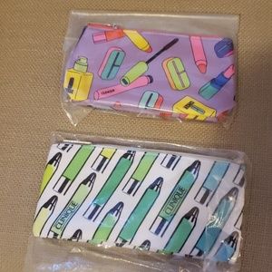 Clinique makeup bags.